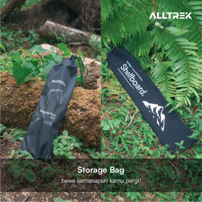ALLTREK Shelf Board Hanging Rack Table Aluminium Portable - Shelfboard