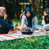 ALLTREK เสื่อปิกนิก Matras 2x2M ที่นอนปิกนิกกลางแจ้ง - น้ำเงินขาว 200*200