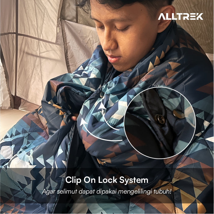 ผ้าห่มนอนอเนกประสงค์ ALLTREK FEPAR ผ้าห่มตั้งแคมป์กันน้ำ