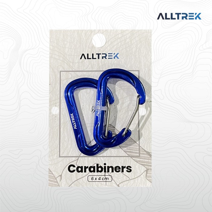 ALLTREK อุปกรณ์เสริมคาราบิเนอร์ Outdoor C64 Multifunctional D Shape Basic - Cian