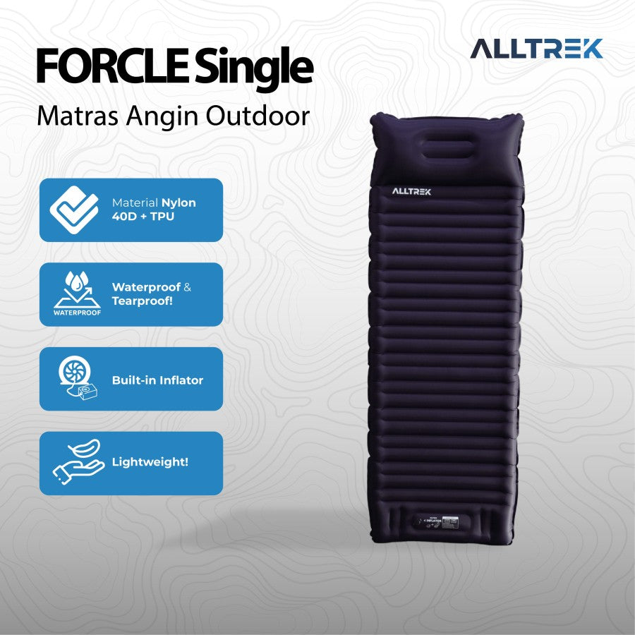 เบาะรองนอน ALLTREK FORCLE ที่นอนลมแบบพองลมได้เองน้ำหนักเบามาก