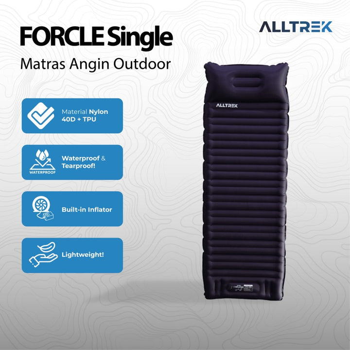 เบาะรองนอน ALLTREK FORCLE ที่นอนลมแบบพองลมได้เองน้ำหนักเบามาก