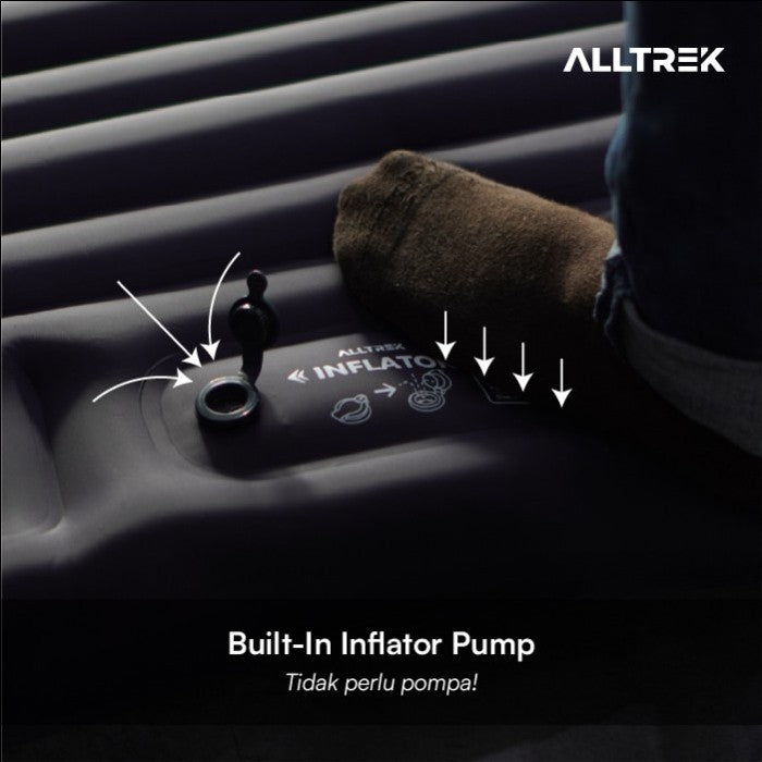เบาะรองนอน ALLTREK FORCLE ที่นอนลมแบบพองลมได้เองน้ำหนักเบามาก