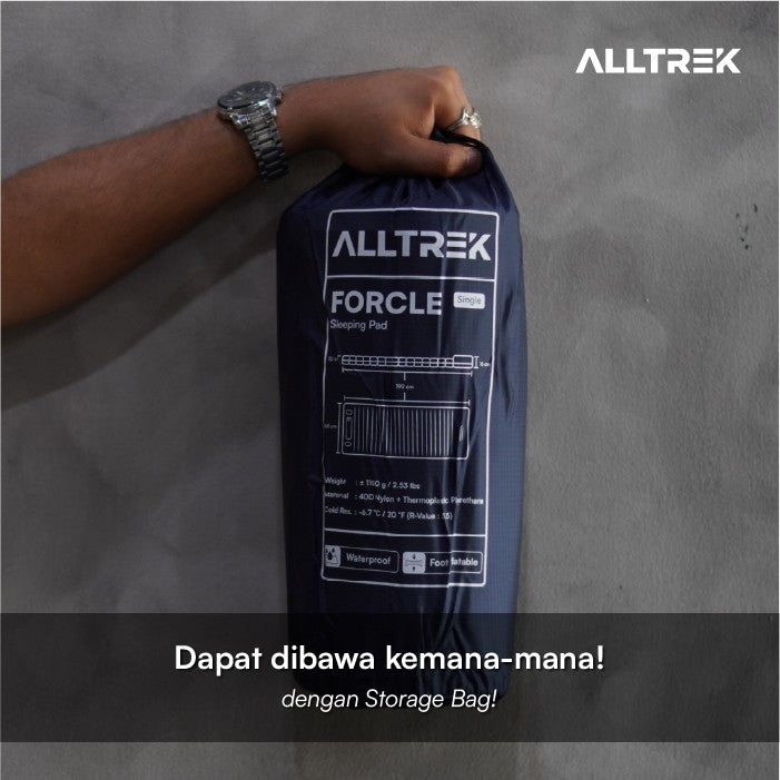 เบาะรองนอน ALLTREK FORCLE ที่นอนลมแบบพองลมได้เองน้ำหนักเบามาก