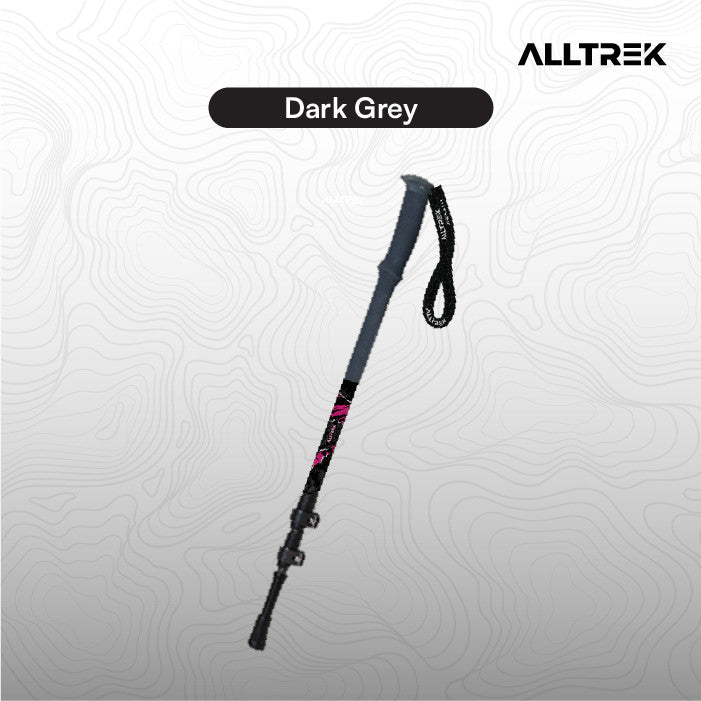 ไม้เท้าเดินป่า ALLTREK GEOTRAIL อะลูมิเนียมอัลลอยด์ 7075 Telescopic