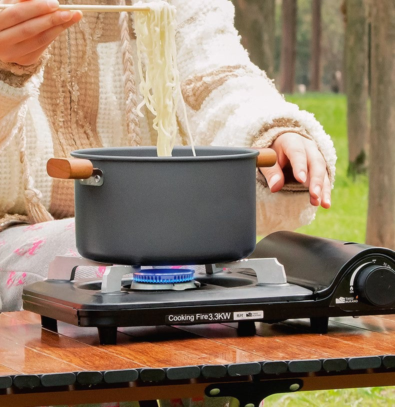 ALLTREK หม้อปรุงอาหารกลางแจ้ง 2.8 ลิตร กระติกน้ำร้อนแบบพกพาสำหรับการตั้งแคมป์