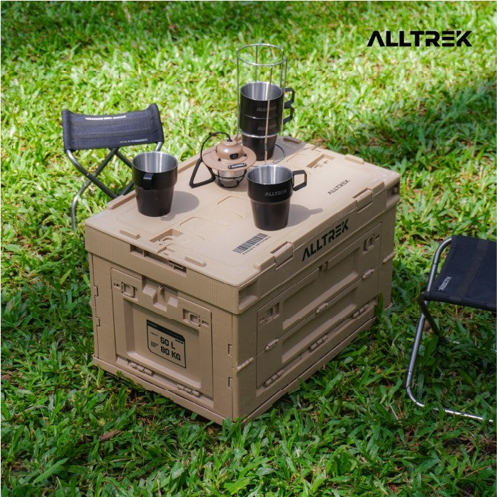 ALLTREK Storage Box 50L Folding Box Camping Outdoor Box Penyimpanan Lipat Serbaguna