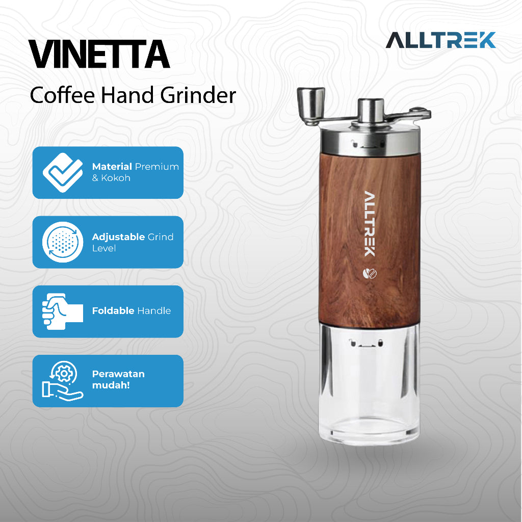 ALLTREK Coffee Grinder Manual VINETTA Penggiling Kopi Serbaguna