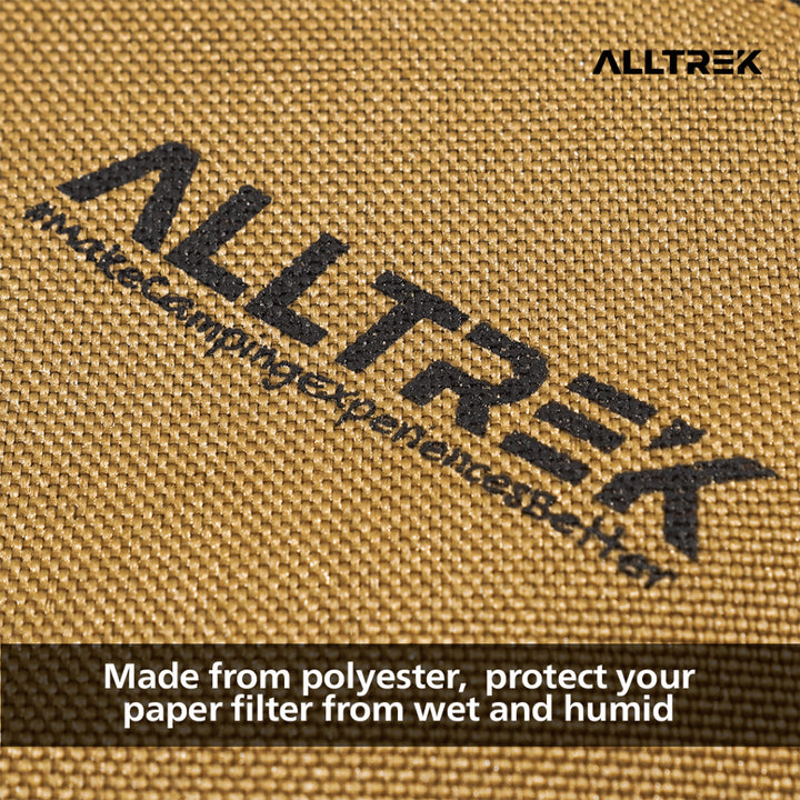 ALLTREK Storage Paper Filter Kopi V60 Coffe Storagee