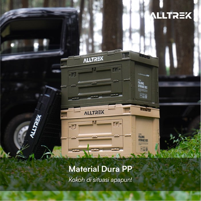 ALLTREK Storage Box 50L Folding Box Camping Outdoor Box Penyimpanan Lipat Serbaguna