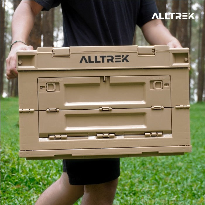 ALLTREK Storage Box 50L Folding Box Camping Outdoor Box Penyimpanan Lipat Serbaguna