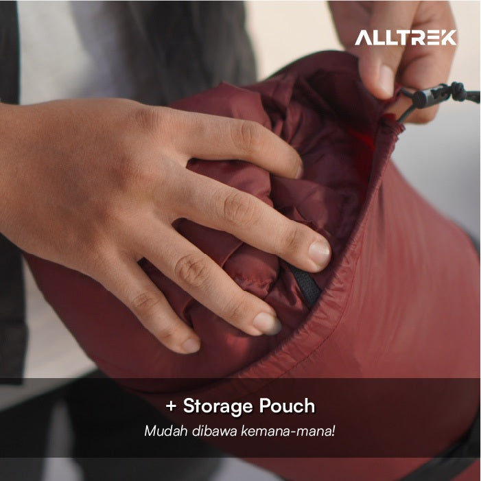 ALLTREK Sleeping Bag SHERVA Synthetic Goose Down Kantong Tidur Camping Hiking