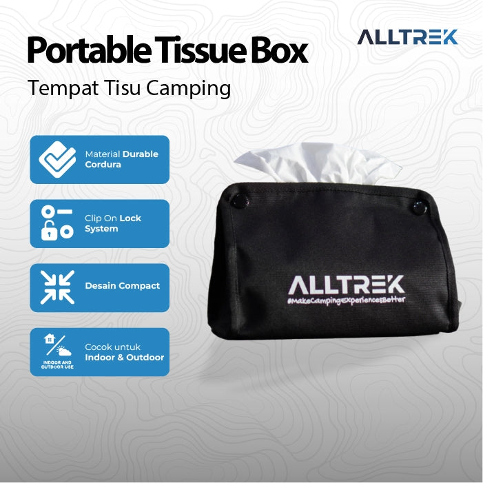 ALLTREK Tempat Tisu Camping ATTT-01 Kantong Tissue Outdoor Portable