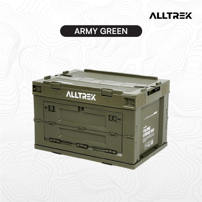 ALLTREK Storage Box 50L Folding Box Camping Outdoor Box Penyimpanan Lipat Serbaguna