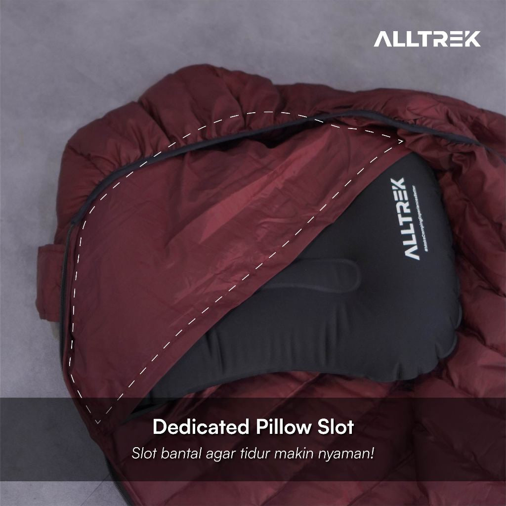 ALLTREK Sleeping Bag SHERVA Synthetic Goose Down Kantong Tidur Camping Hiking