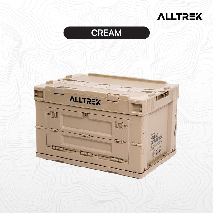 ALLTREK Storage Box 50L Folding Box Camping Outdoor Box Penyimpanan Lipat Serbaguna