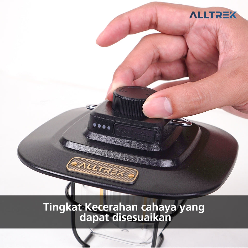 ALLTREK Hanging Lamp Vintage Camping HERITAGE Lampu Gantung LED Rechargeable