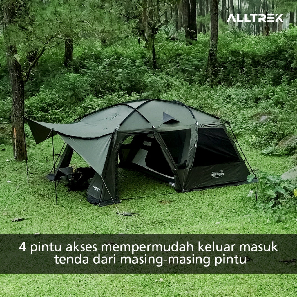 ALLTREK Tenda Camping HILGERS Tactical Tenda Camping Keluarga Double Layer