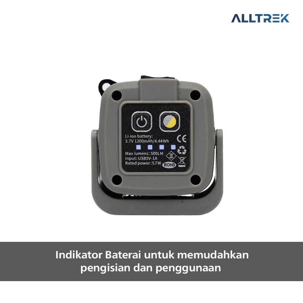 ALLTREK Lampu Outdoor LUXO 500 Emergency Lamp Mini Multifungsi