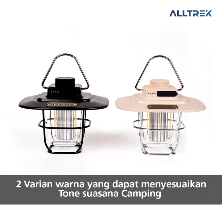 ALLTREK Hanging Lamp Vintage Camping HERITAGE Lampu Gantung LED Rechargeable