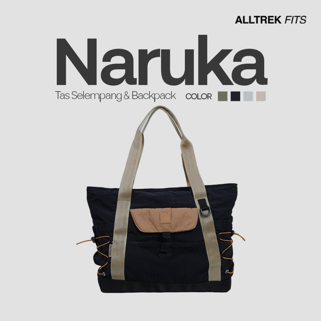 ALLTREK Tas Jinjing Ransel Punggung Sekolah NARUKA Women Travelling Totepack