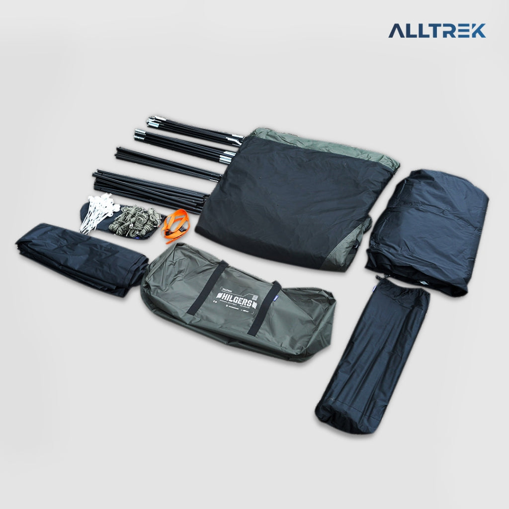 ALLTREK Tenda Camping HILGERS Tactical Tenda Camping Keluarga Double Layer