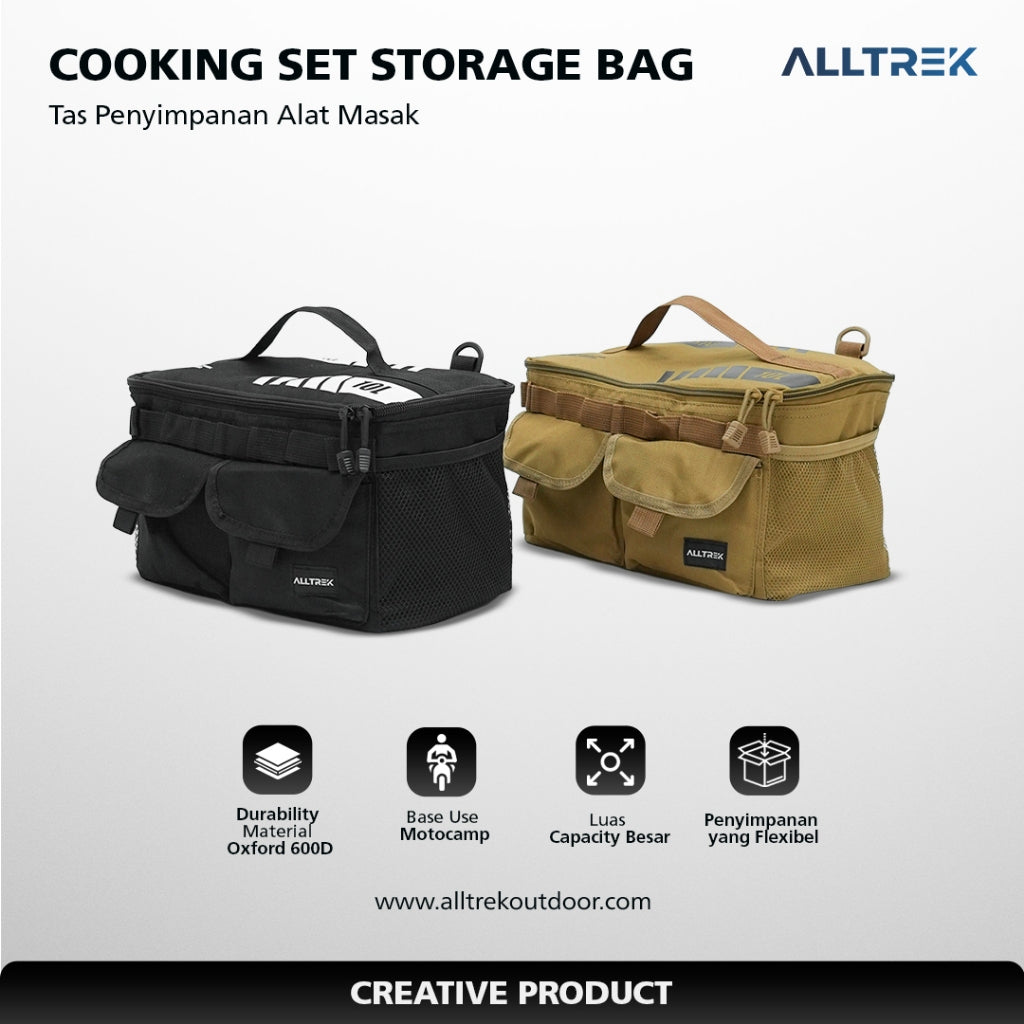 ALLTREK Storage Cookwear Tas Penyimpanan Alat Masak Camping
