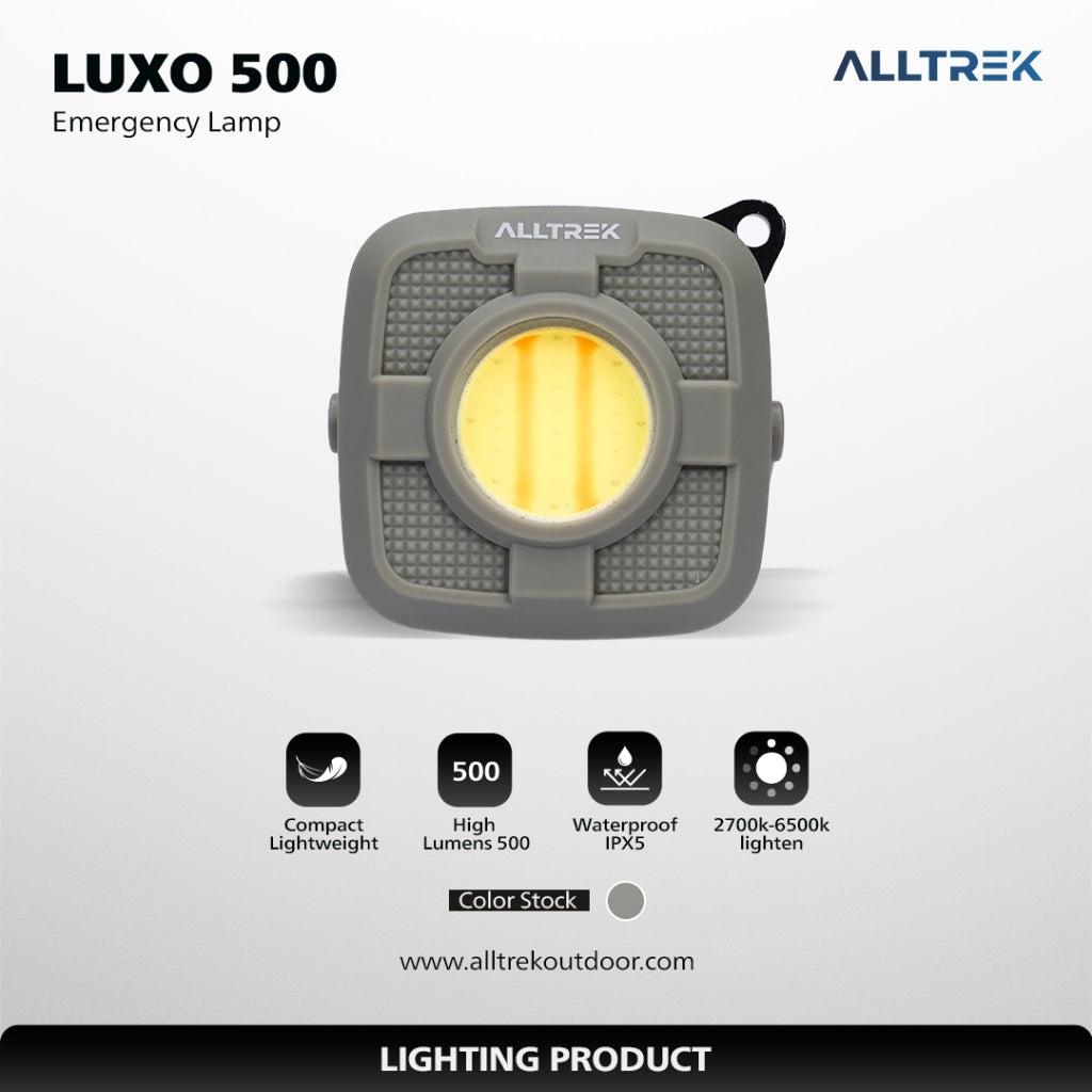 ALLTREK Lampu Outdoor LUXO 500 Emergency Lamp Mini Multifungsi
