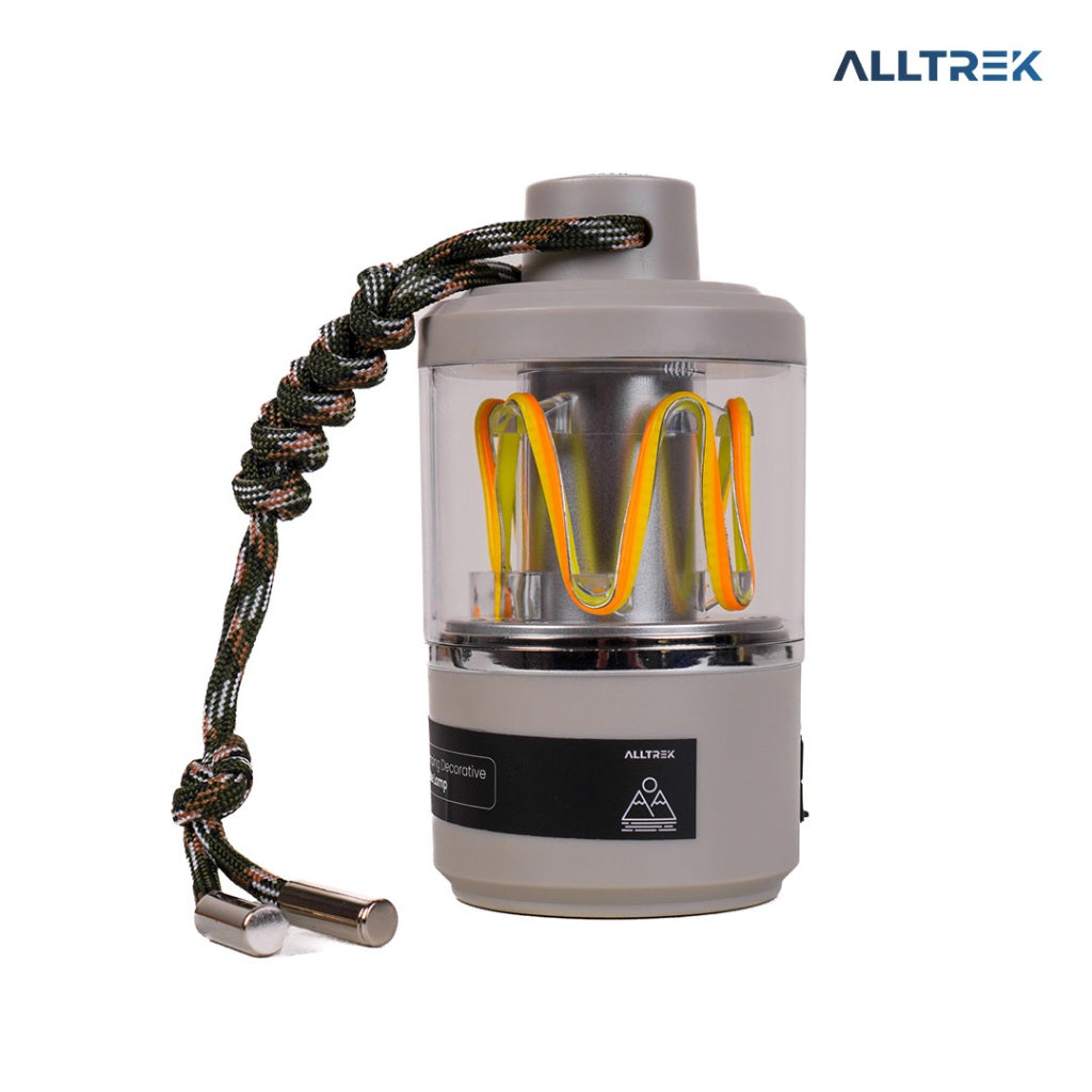 ALLTREK Lampu Camping LUMORA Lampu Estetik Vintage Lentera LED Dekorasi Tenda Outdoor Rechargeable