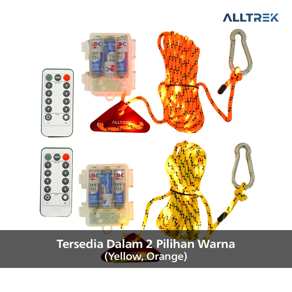ALLTREK Wind rope Light Tali Lampu Neon Glamping 5M