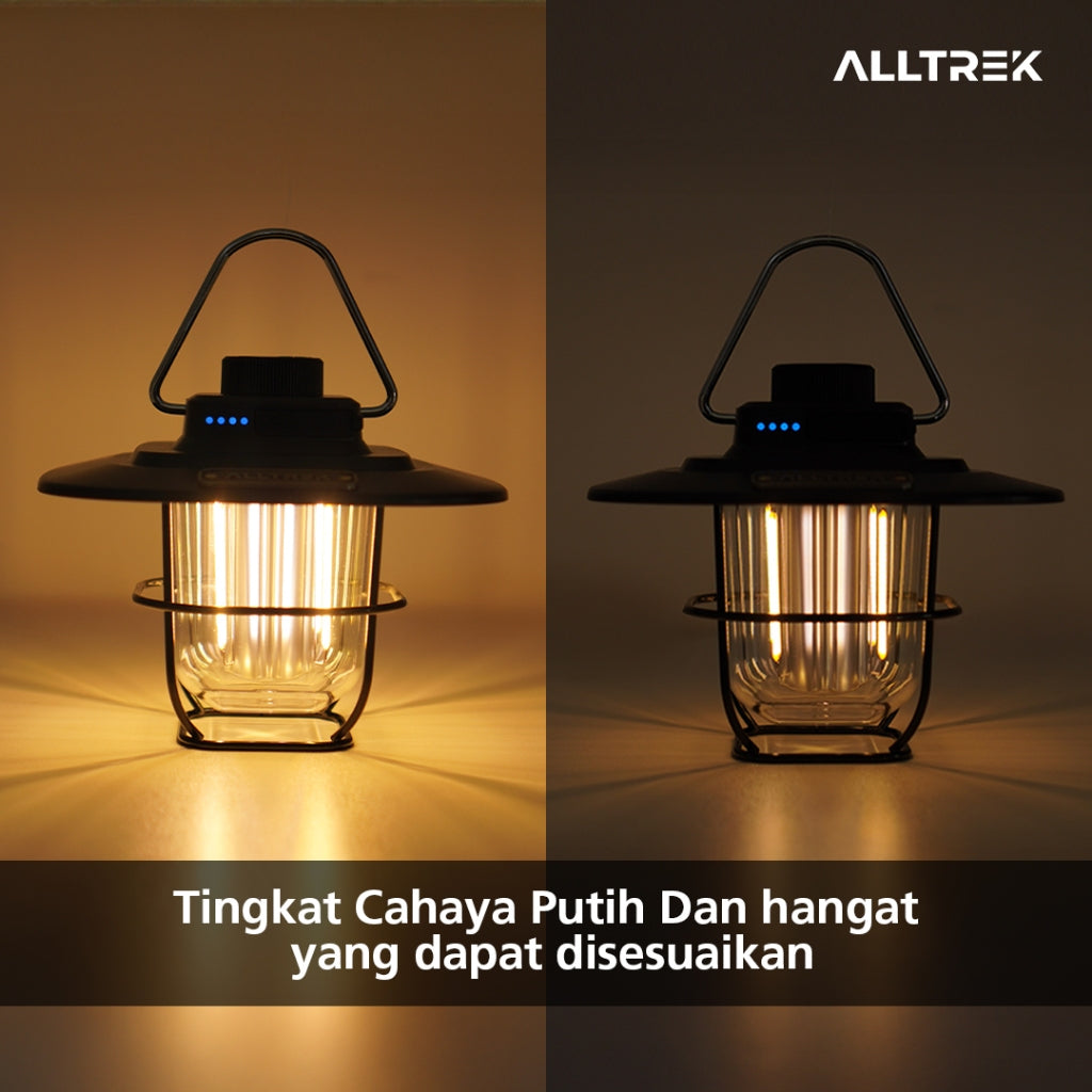 ALLTREK Hanging Lamp Vintage Camping HERITAGE Lampu Gantung LED Rechargeable
