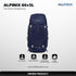 ALLTREK Tas Gunung ALPINIX 60+5L Hiking Carrier Ransel Anti Gravity