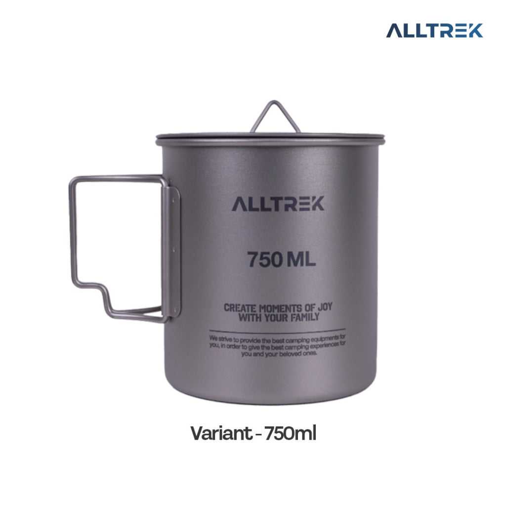 ALLTREK Titanium Water Cup GRANAR Portable Outdoor Camping