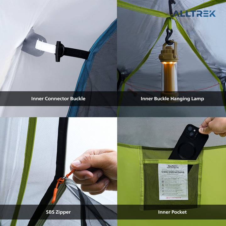 ALLTREK Tenda Gunung Ultralight SKYVER Tenda Hiking 2 Person