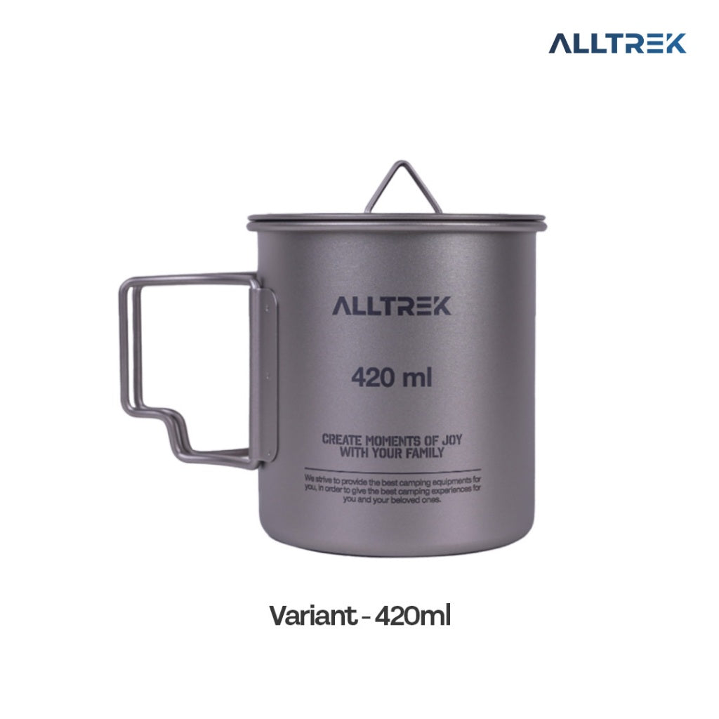 ALLTREK Titanium Water Cup GRANAR Portable Outdoor Camping