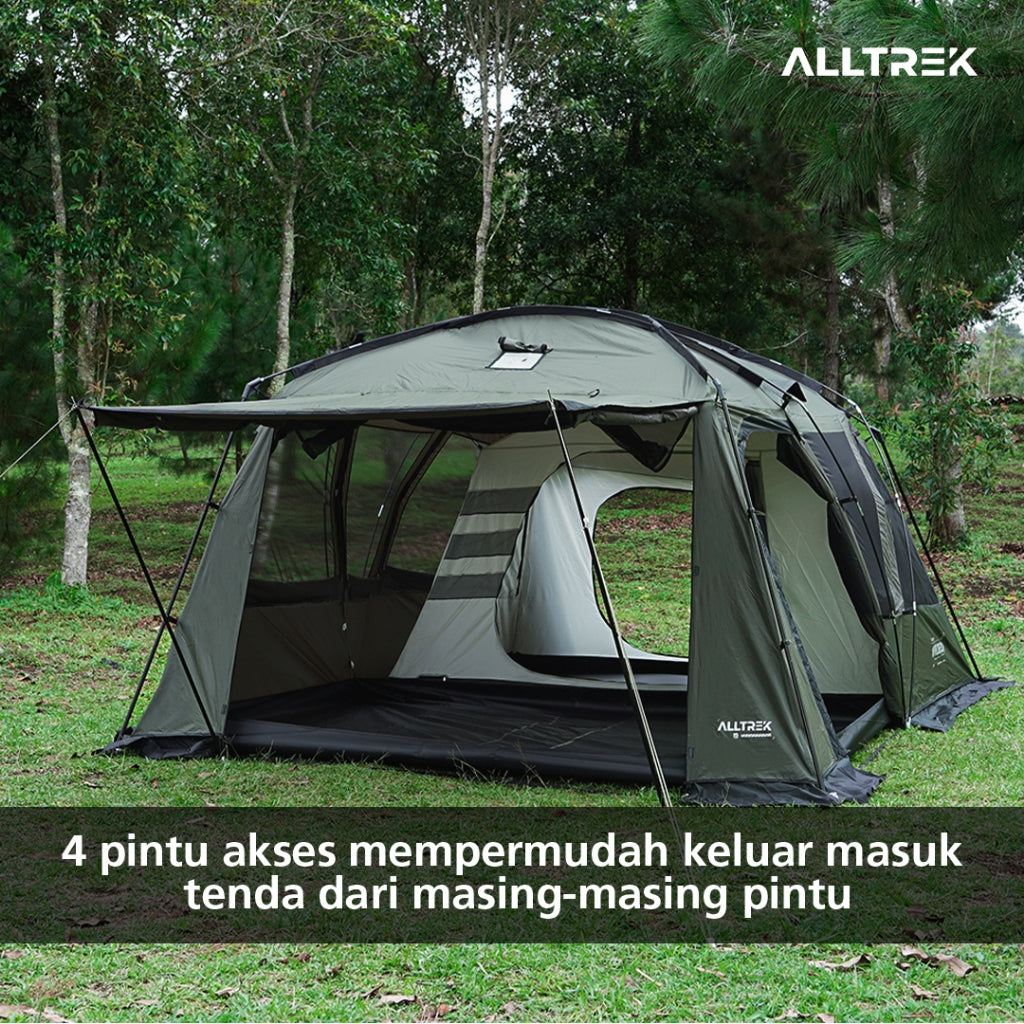 ALLTREK Tenda Camping HILGERS Tactical Tenda Camping Keluarga Double Layer