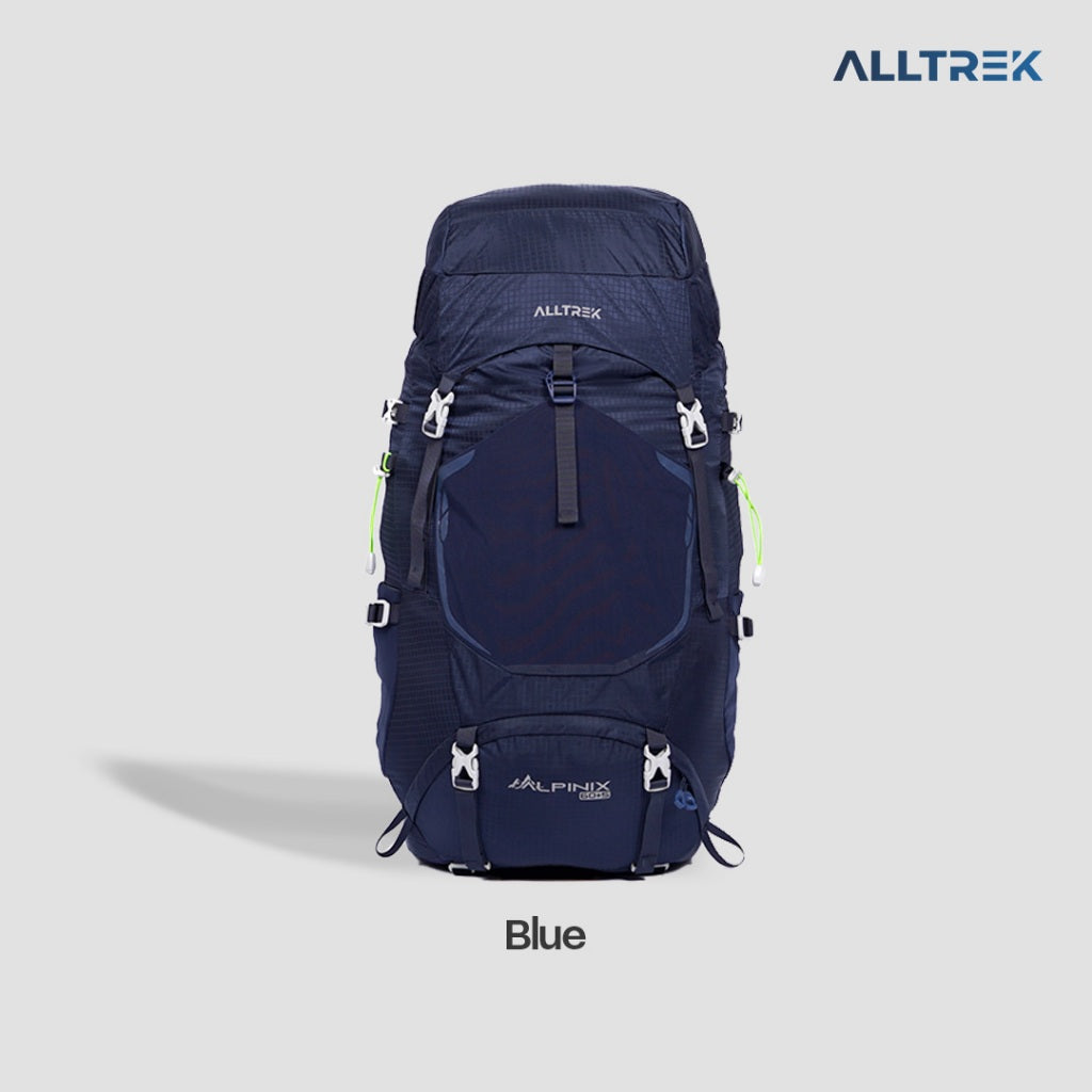 ALLTREK Tas Gunung ALPINIX 60+5L Hiking Carrier Ransel Anti Gravity