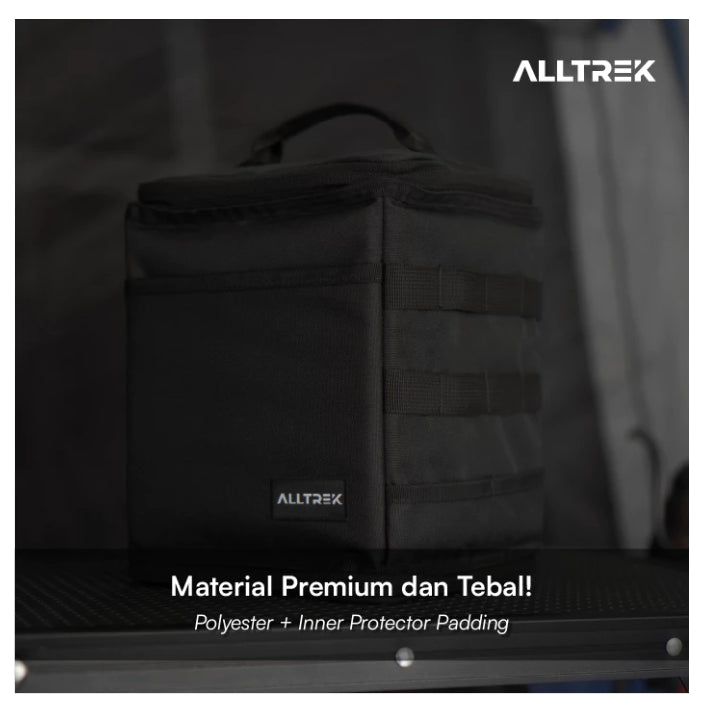 ALLTREK Tas Penyimpanan Gas Portable Storage Bag Camping Multifungsi