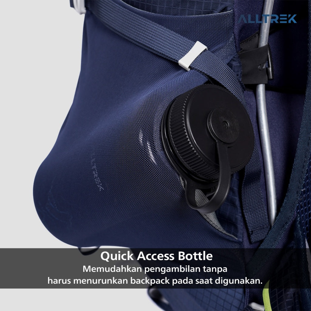 ALLTREK Tas Gunung ALPINIX 60+5L Hiking Carrier Ransel Anti Gravity