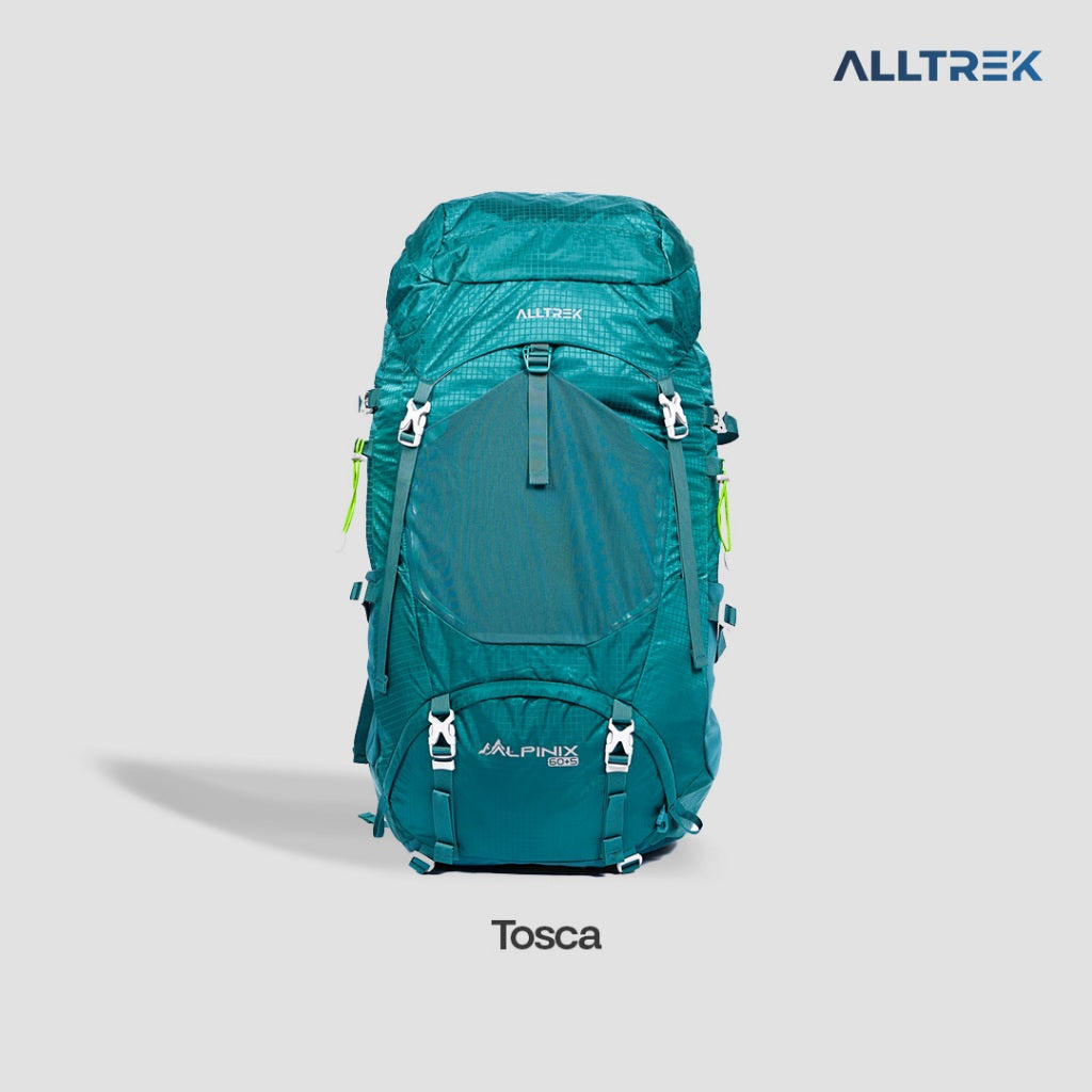 ALLTREK Tas Gunung ALPINIX 60+5L Hiking Carrier Ransel Anti Gravity