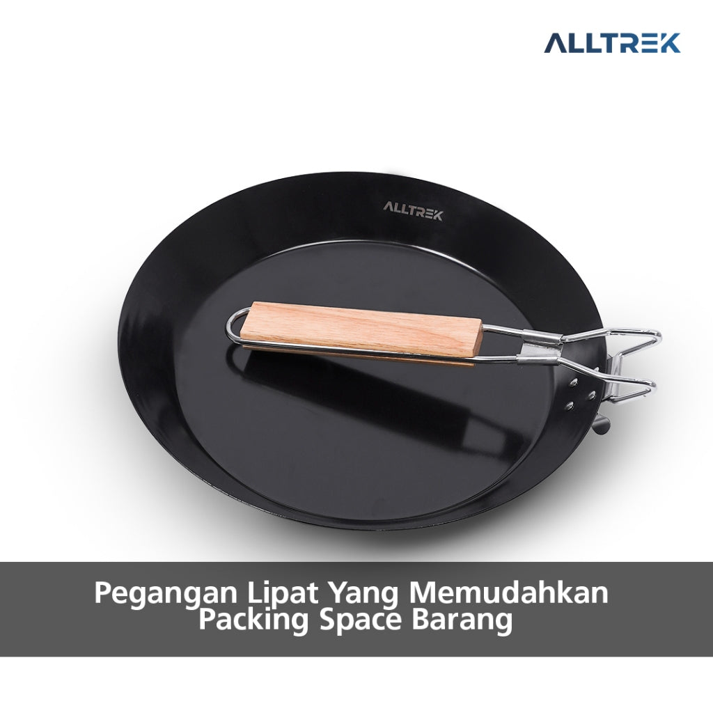 ALLTREK Foldable Fry Pan LIVIK Penggorengan Lipat Camping Outdoor