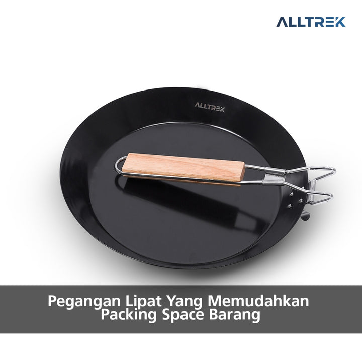 ALLTREK Foldable Fry Pan LIVIK Penggorengan Lipat Camping Outdoor