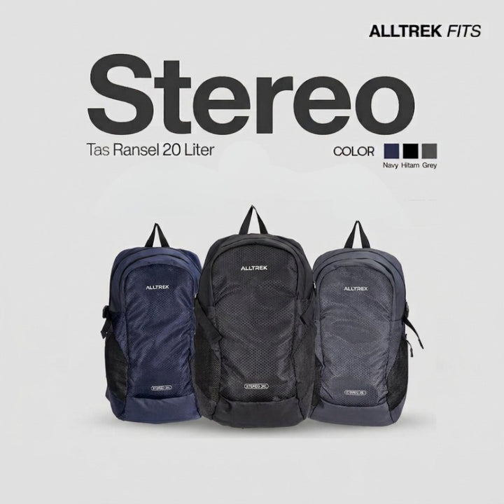 ALLTREK Tas Ransel STEREO Daily Backpack Tas Punggung Kerja Kuliah