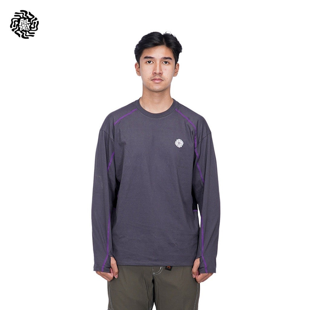 ALLTREK Kaos Lengan Panjang ARCVENO Casual Longsleeve Thumbholes Cotton Combed 20s