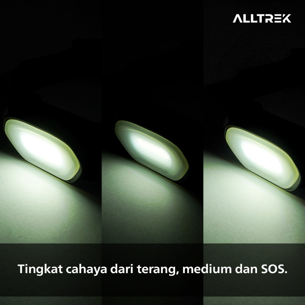 ALLTREK Headlamp LITEVA 70 Lumens Hiking dan Camping Portable