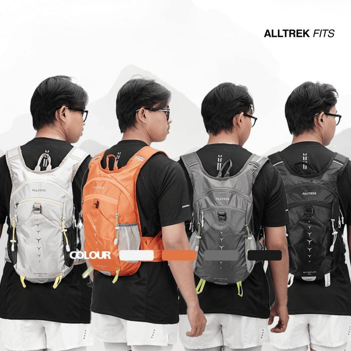 ALLTREK Hydropack STRAVIA 12L Tas Outdoor Olahraga Trail Running Trekking Hiking