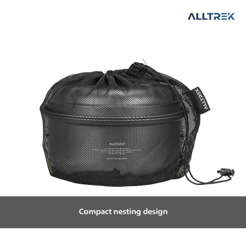 ALLTREK Alat Masak Outdoor Camping Cooking Pot with Non Stick Steamer
