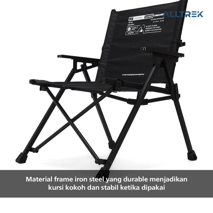 ALLTREK Kermit Folding Chair COMMANDER Kursi Lipat Camping