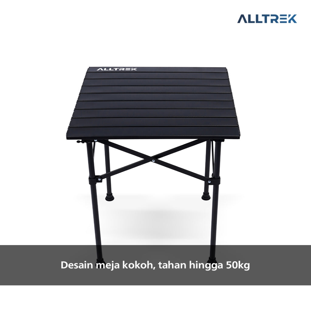ALLTREK Set Meja Kursi Camping Gear Folding Table Chair Set