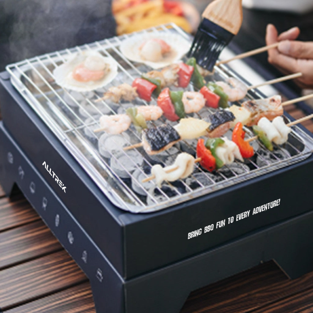 ALLTREK Alat Panggang Lipat Portable BBQ Portable BBQ Grill